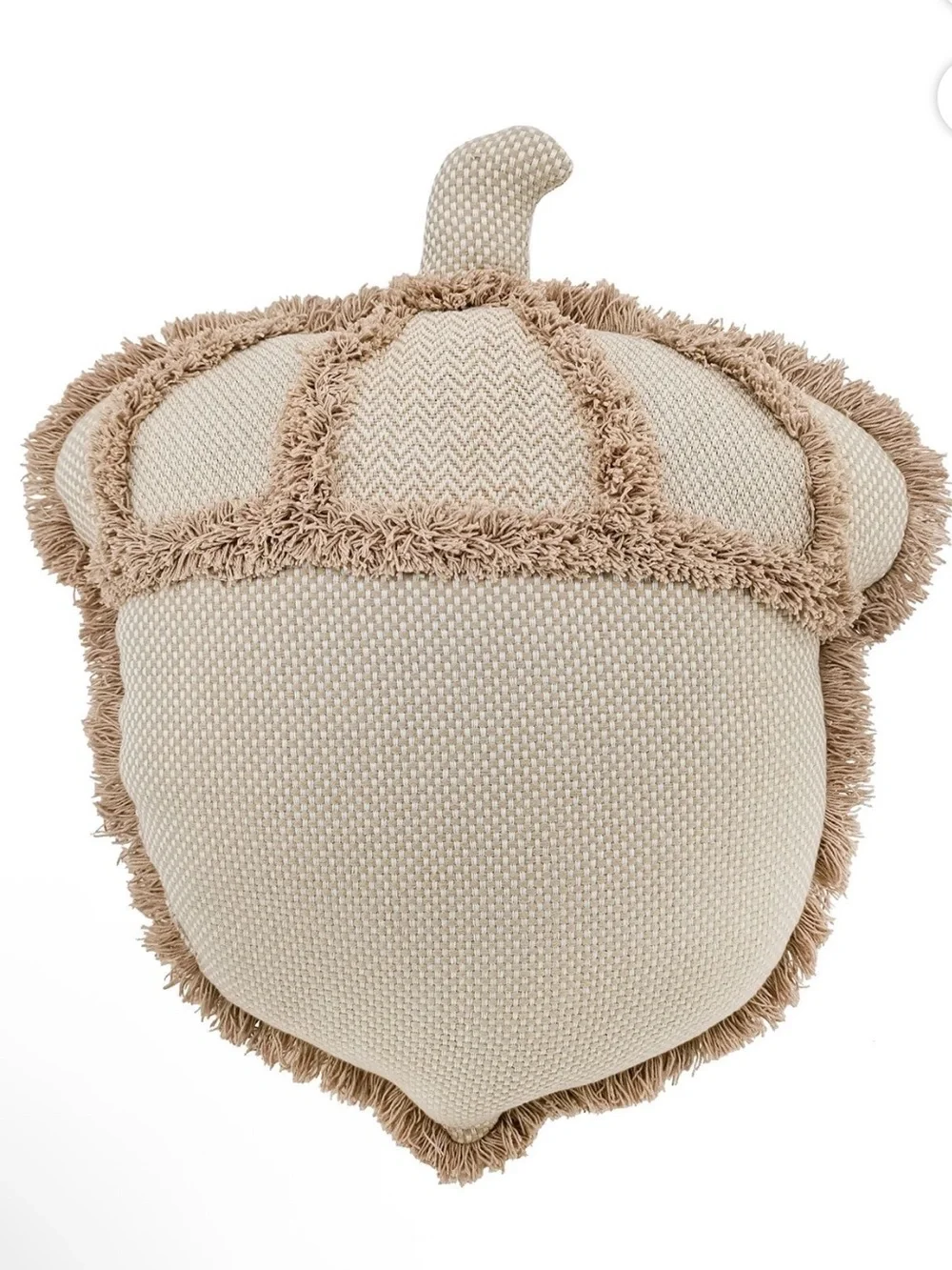 Member's Mark Harvest Acorn Shaped Accent Pillow, Beige/Tan, New!